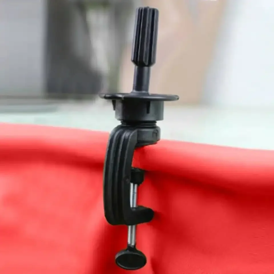 

C-Clamp Holder Practice Hand Stand Adjustable Rotary Desk Table Clamp Holder Black (1 PCS)