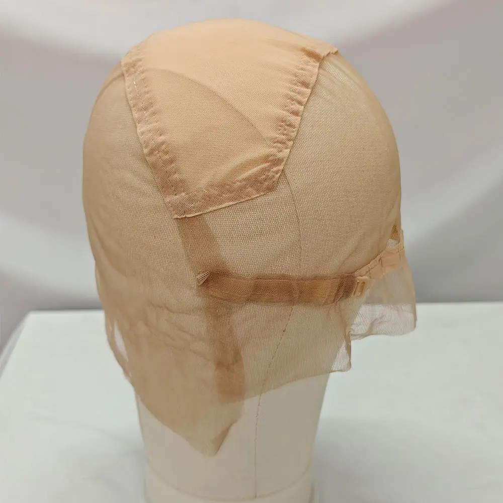 قبعات شعر مستعار دانتيل لصنع الباروكات غلويليس قبعات شعر مستعار دانتيل أمامي 13x4 /13x6/360 غطاء دانتيل كامل U جزء قبعات شعر مستعار بني/أسود اللون #1