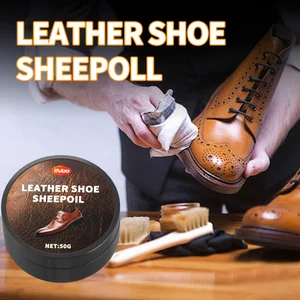 Leather shoe repair, leather shoe wax polishing, black leather shoe polish, can be used to polish leather shoes of any color