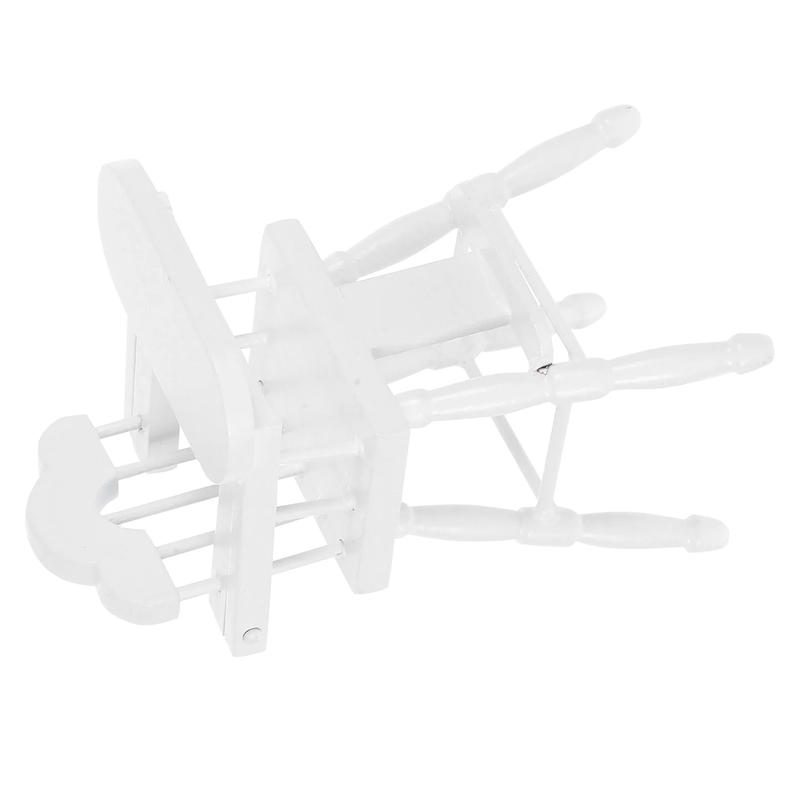 

1Pcs Mini Feeding Chair Fine Workmanship Unique Design Compact Lightweight Mini House Furniture Accessory Feeding Chair Model