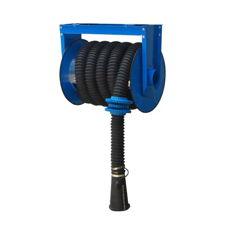 

Automatic Retractable Exhaust Extraction System Hose Reel for Car Cleaning Tools