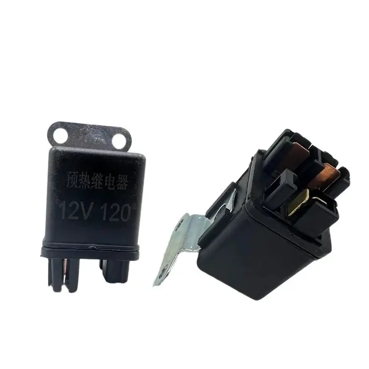 Excavator Accessories For XCMG 60 75D 75DA Hook Hook Machine Start Preheating Relay Ignition Relay 12V