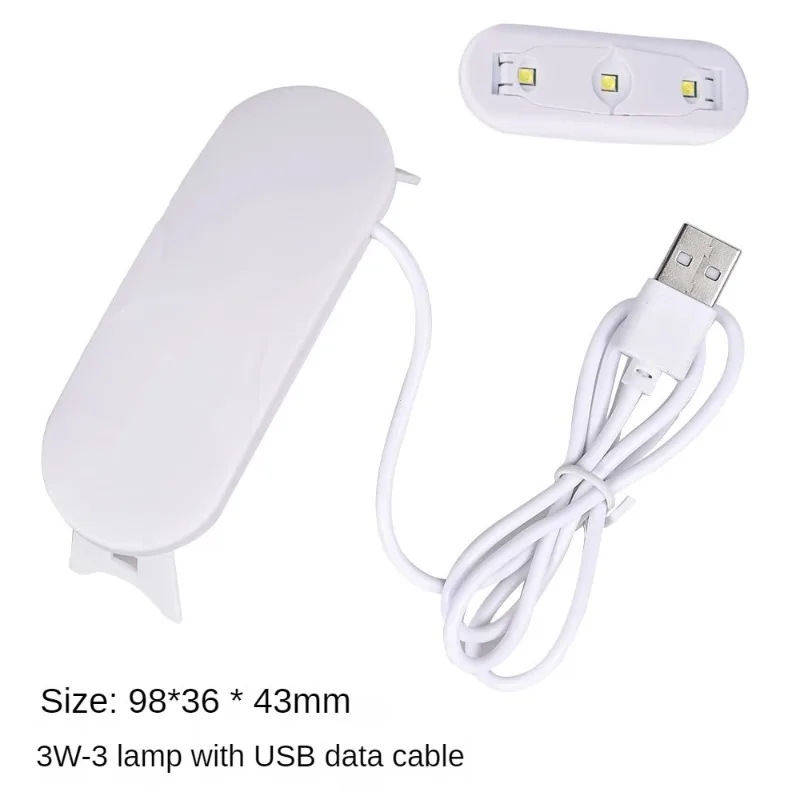 Przenośny lampa susząca do paznokci lampa LED do paznokci UV do utwardzania wszystkich narzędzia do paznokci do szybkiego wysychania maszyna do Manicure z żelem USB