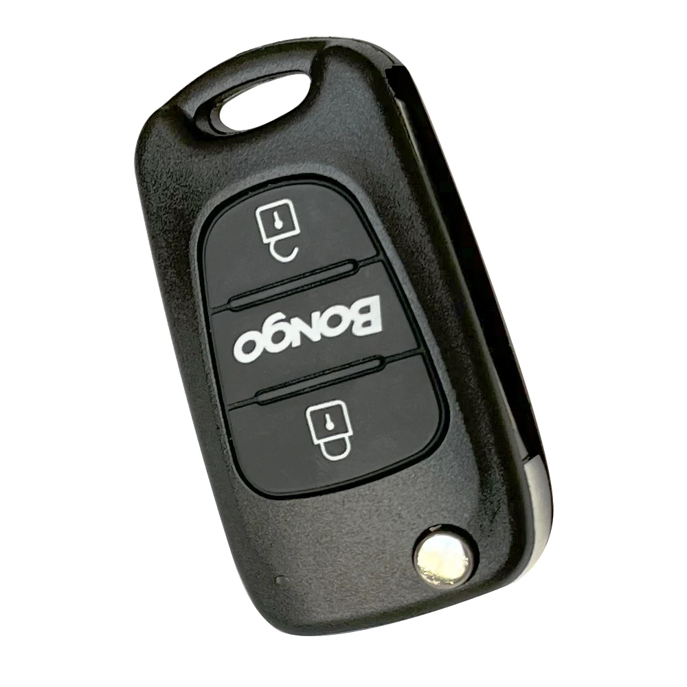 XNRKEY 5/10 Pcs 3 Button Flip Folding Remote Car Key Shell Fob For Hyundai Kia Bongo Key Case Cover with TOY40 Blade