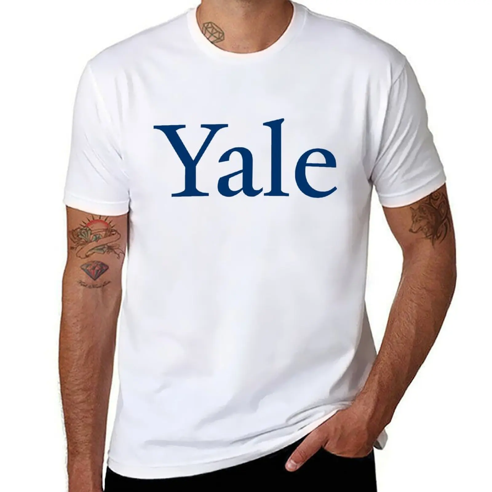 

Yale University Logo T-Shirt t shirts for man graphic tees t shirt man designer T-Shirt