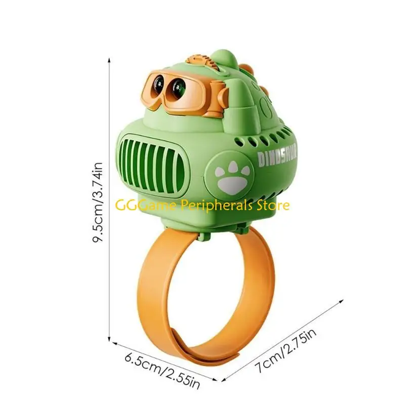 U55B Mini-horlogeventilator met 1 projectiefilm 3 sets patronen Verstelbaar kindercadeau