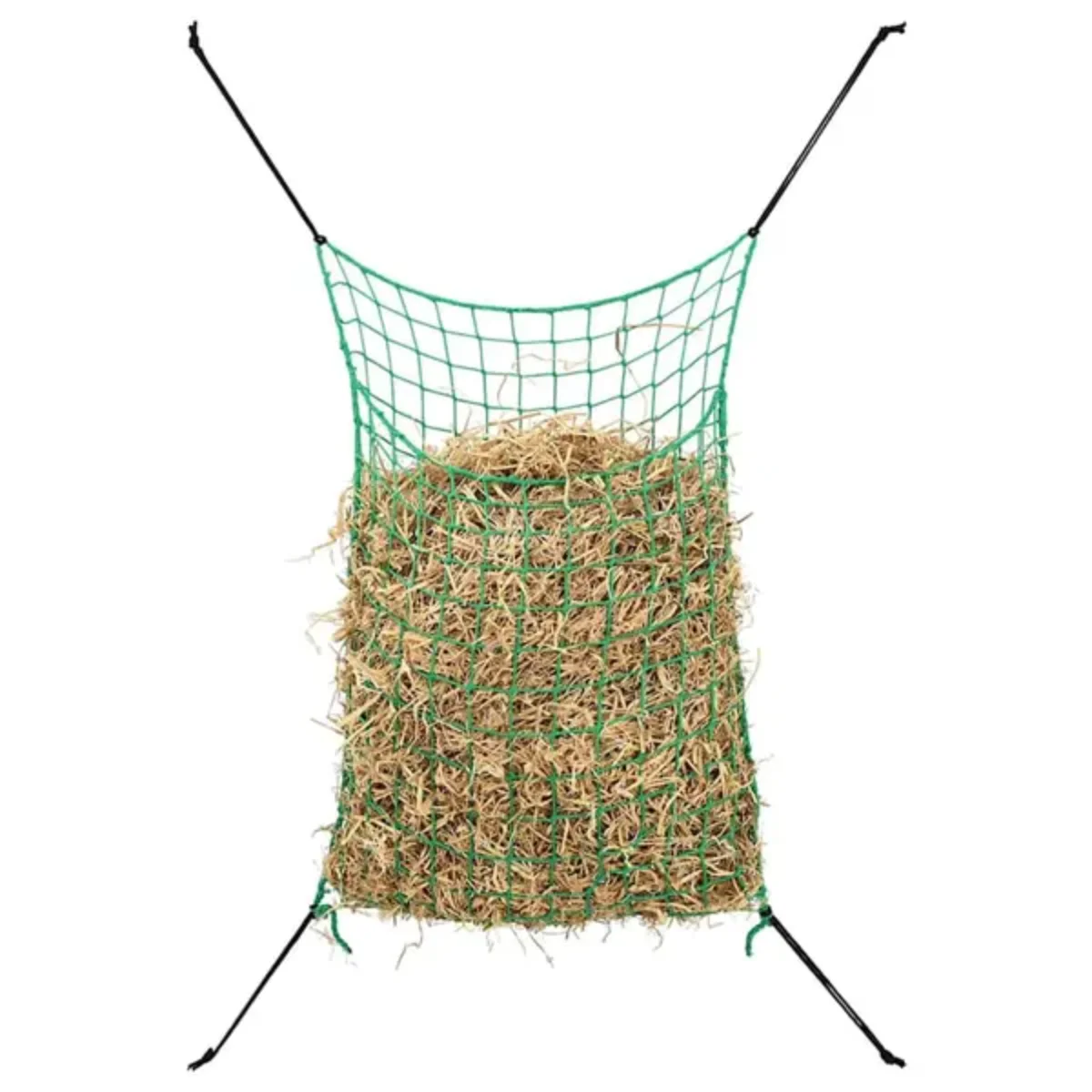 

Green Polypropylene Standard Square Hay Net 2-Pack - Farm/Stable-Duty, Durable & Sturdy for Animal Feeding