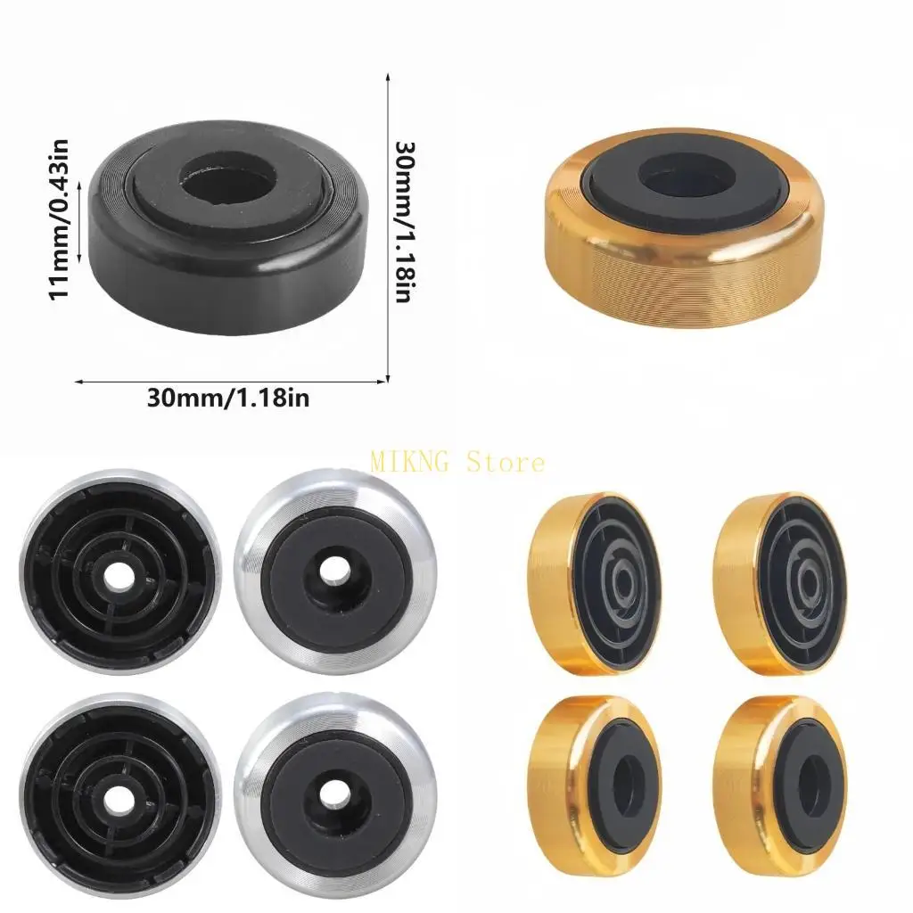 4개입 아이솔레이션 패드 스피커 아이솔레이션 피트 플로어 프로텍터 앰프 레코더용 베스트 세일