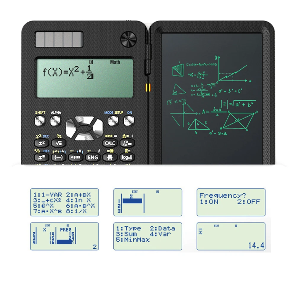 Description Picture 5 of item991ES Desktop Scientific Calculator with Notepad Graphic Calculator Multi-Functional LCD Writing Tablet 4-Line Display 417