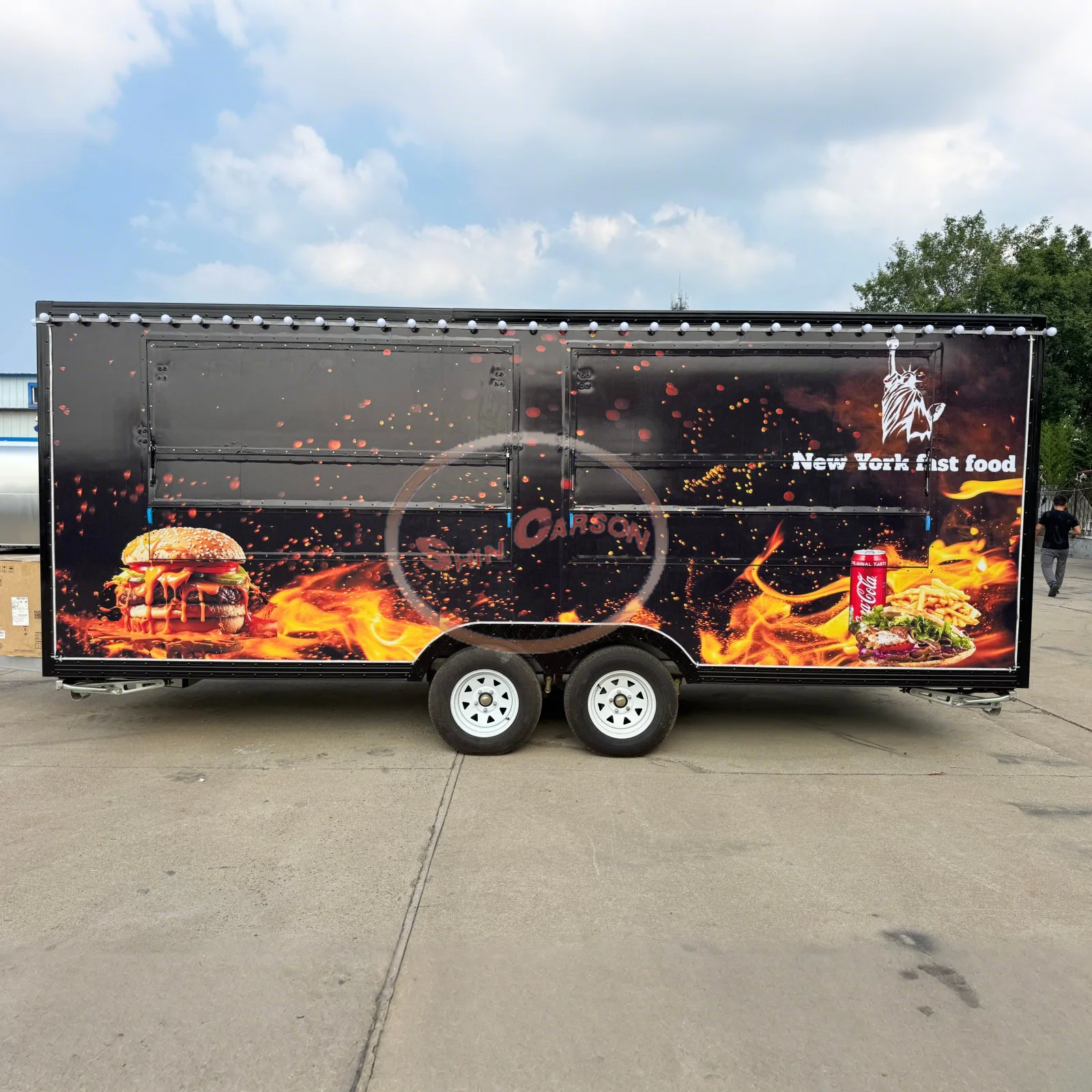 

Fully Equipped Outdoor Mobile Food Trailers Fully Mobile Beer Ice Cream Coffee Carts From Food Truck