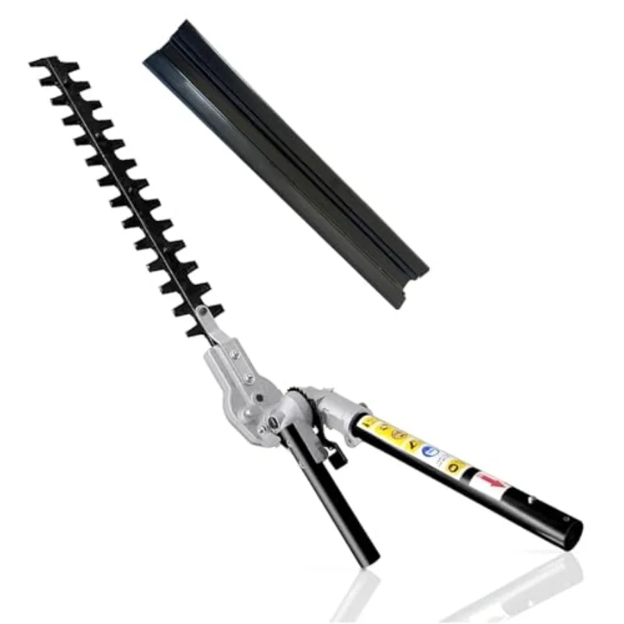 

16" Hedge Trimmer Attachment12 Angle Positon fits for most brands pole saw attachment Trimmerhead brushcuterhead powerhead and