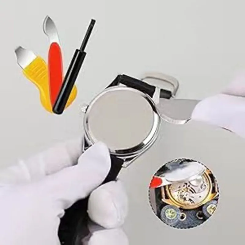 Watch Open Back Cover Tool Set 3-piece Watch Repair Tool Set Watch Change Battery Pry Bottom Cover Knife