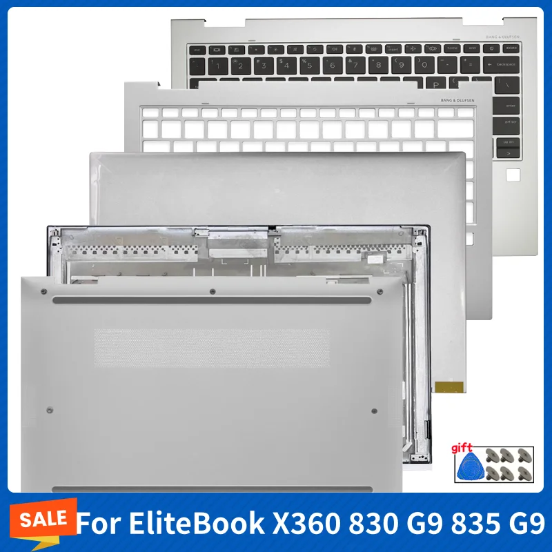 

Для EliteBook X360 830 G9 835 G9 задняя крышка задняя крышка американская клавиатура с подсветкой упор для рук нижняя часть корпуса серебристого цвета компьютерные аксессуары Запчасти