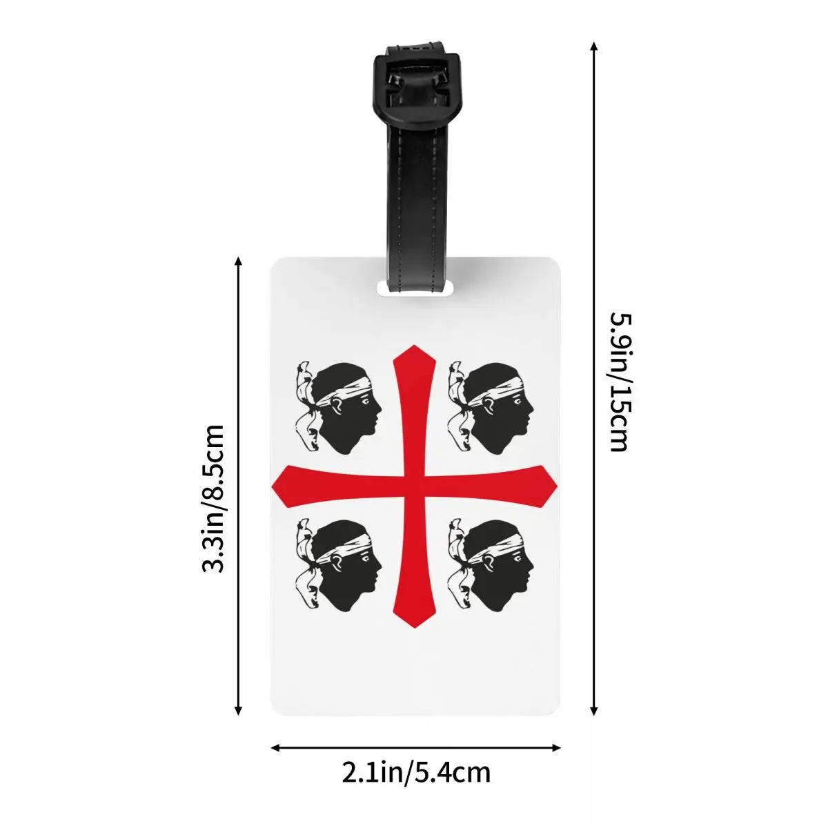 Пользовательский флаг Сардинии сардеgna, бирка для багажа, защитные бирки для багажа, этикетки для дорожных сумок, чемоданов
