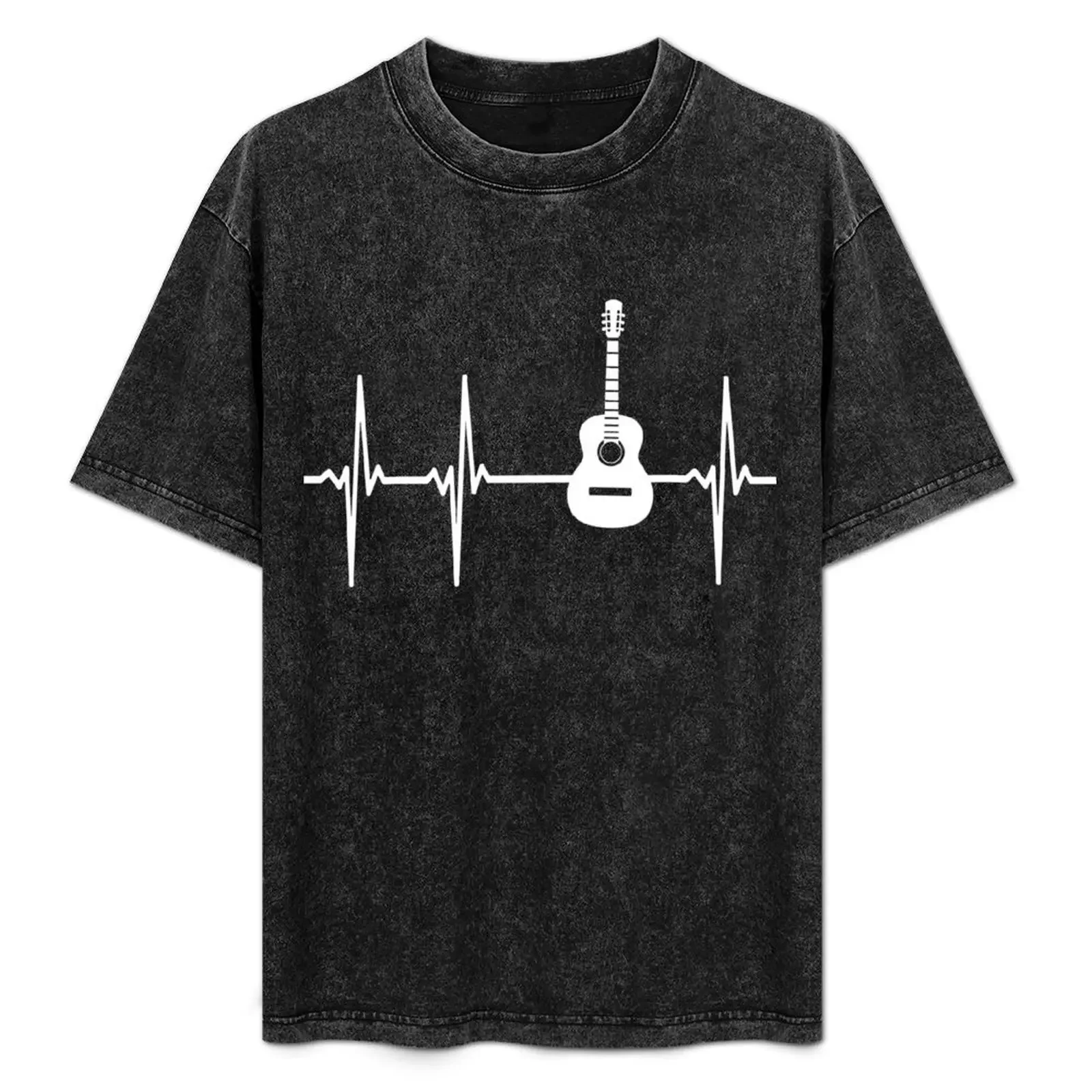 

Guitar Heartbeat T-Shirt Personalized t-shirt gifts for boyfriend anime shirt shirts graphic tee men