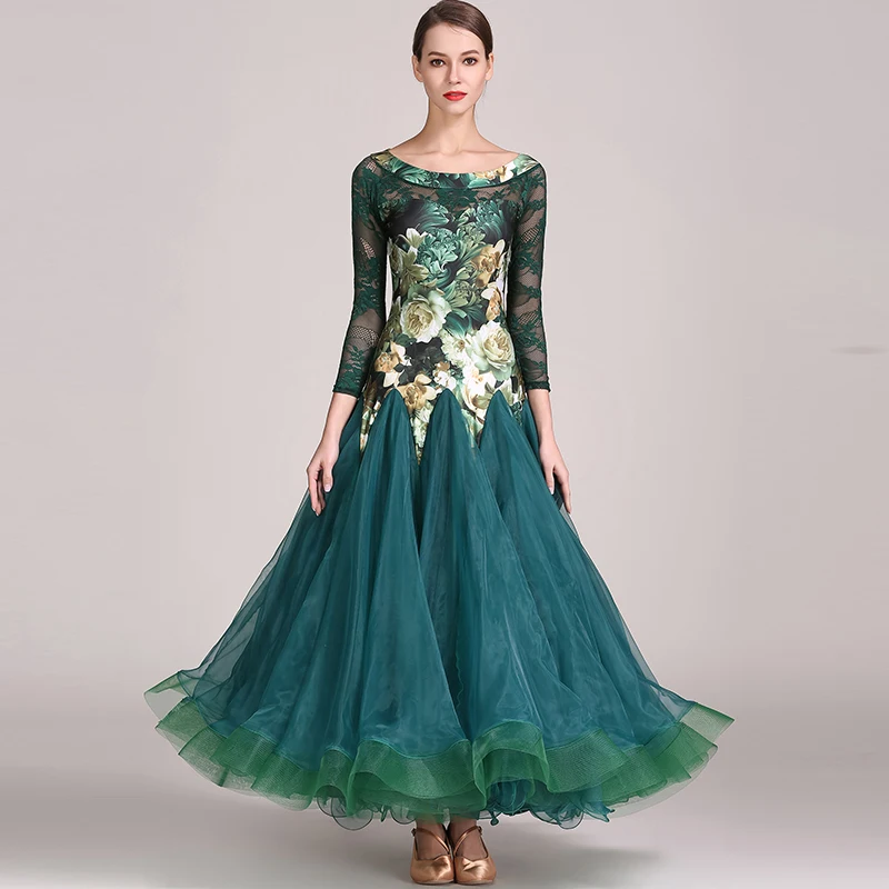 

Women Ballroom Dance Dresses Waltz/Tango/Standard Ballroom Dance Dress Competition Performance Costumes