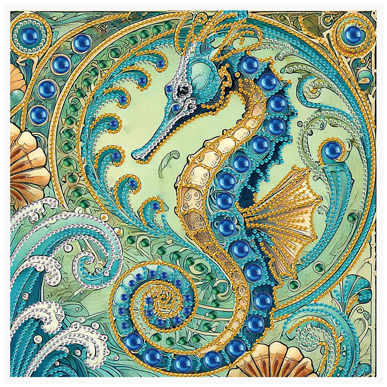 5D DIY Diamond Painting Kit Haima Decoration DIY Alien Diamond Mosaic Art Gift Crafts Wall Home Decoration