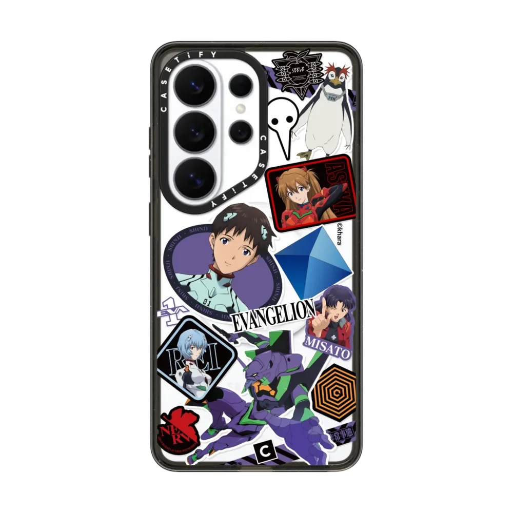 CASETiFY Neon Genesis Evangelion Cartoon Series Magnetic Drop-proof Case for Samsung Galaxy S23 S24 S25 S26+ Ultra Plus view 4
