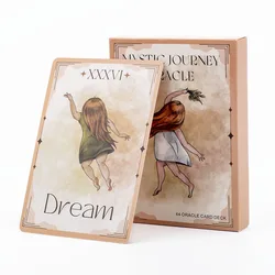 Mystic Journey Oracle Board Game for Spiritual Divination 44 Cards    Mystic Fortune Deck 10.3x7.3cm Ideal for Beginners