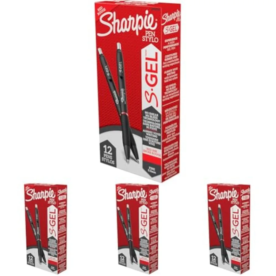 

SAN2096166 S-Gel Pens 12/ Dozen Pack of 4