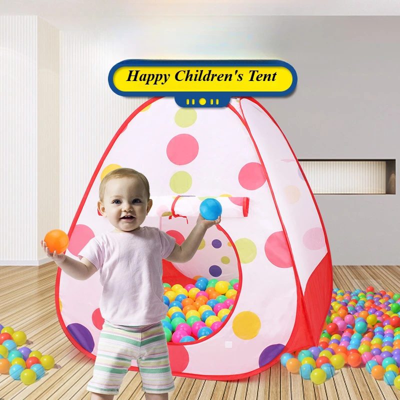 1pc grande portátil crianças jogar tenda casa piscina de bolinhas dobrável meninos meninas tendas ao ar livre indoor para o bebê crianças jogar casa presente