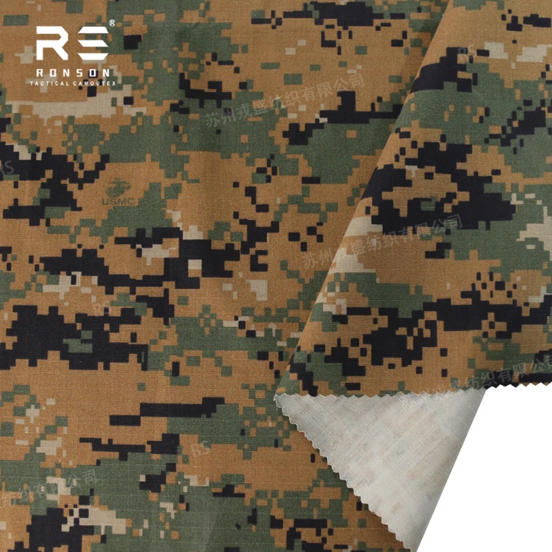 NC5050 تمويه Rip-stop MARPAT مموه مطبوع قماش تكتيكي مموه من القطن والنايلون