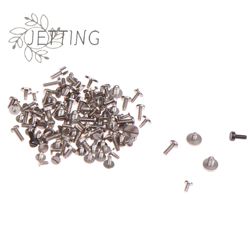 Hot 100Pcs Tiny Precision Mixed Multi-size Watch Screws Movement Repair Tools Part For Watchmaker