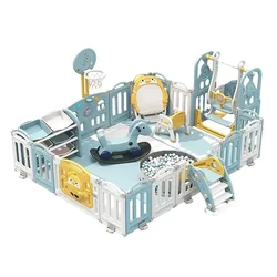 Luxury Playpen for Babies and Toddlers Safety Non-Toxic Play Yard Activity Center with Various Toys Available