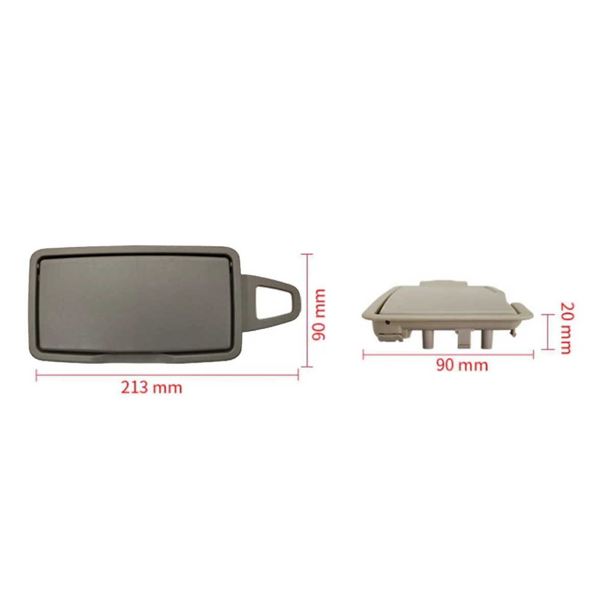 Car Front Sun Shade Visor Makeup Cosmetic Mirror Cover for Mercedes Benz A B C GLC Class W205 W253 W246 W176