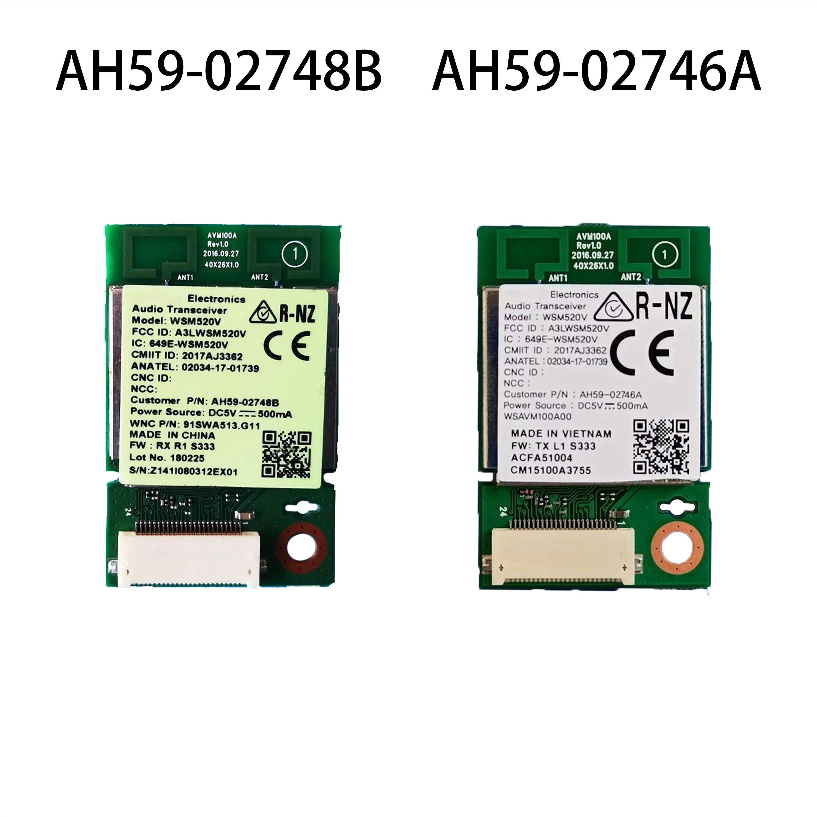 

For Samsung Audio Transceiver AH59-02748B AH59-02746A 2017AJ3362 AVM100A WSM520V 649E-WSM520V Bluetooth speaker module