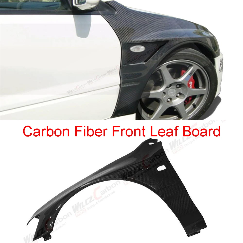 For Mitsubishi LancerEvo8-9 2003-2006 Years Carbon Fiber Front Leaf Board Sand Board Modification