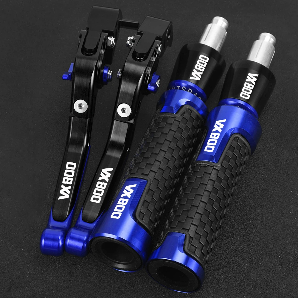 Motorcycle Brake Clutch Levers 22mm Handlebar grip end For SUZUKI VX800 L/M/N/R/TVS51B VX 800 1996 1995 1994 1993 1992 1991 1990