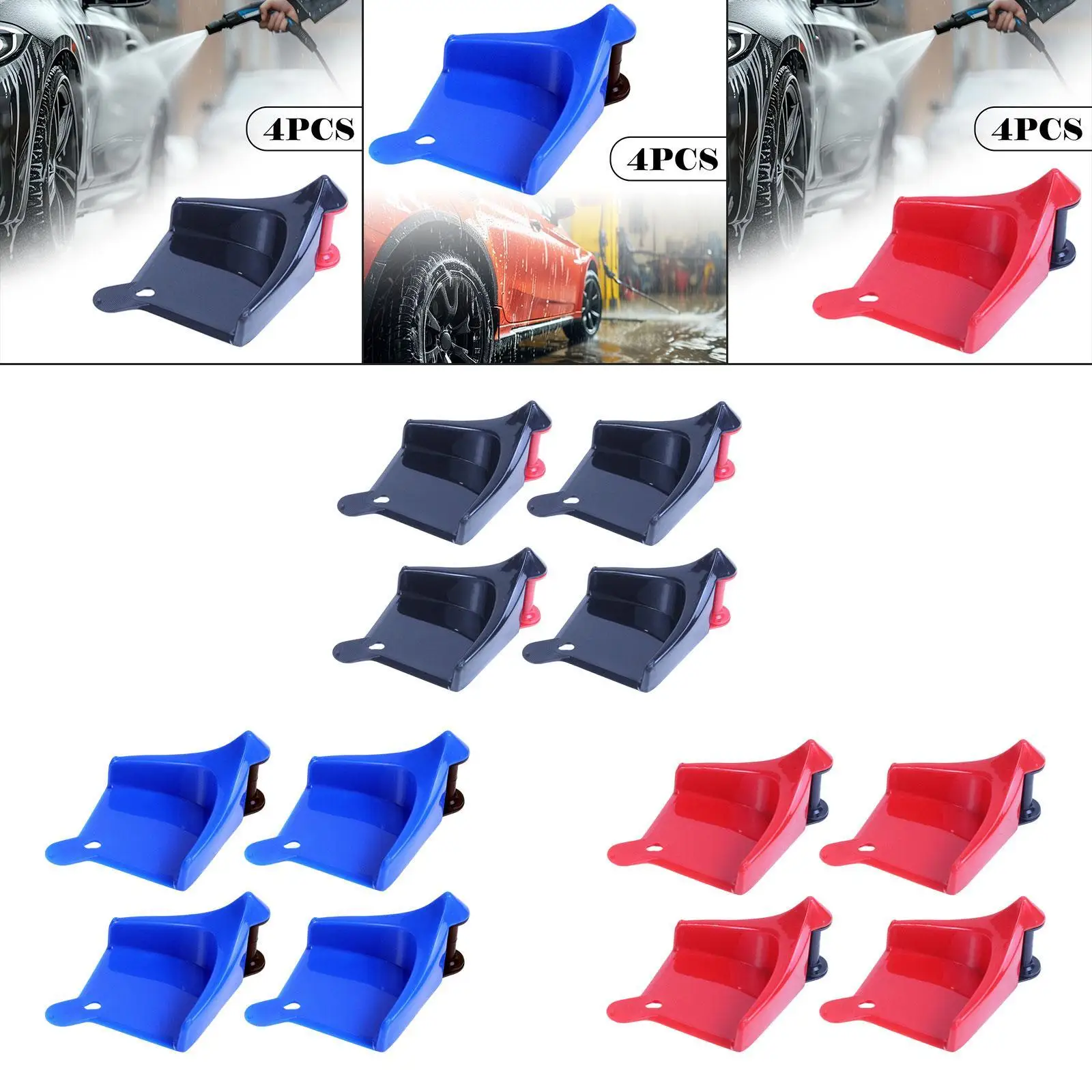 

4 шт. система направляющих шлангов для мойки автомобилей, инструмент для роликовых шин для автофургонов, грузовиков, внедорожников, квадроциклов, мотоциклов