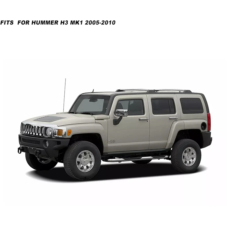 Side Window Visor For Hummer H3 MK1 2005 2006 2007 2008 2009 2010 4PCS Car Window Deflector Shade Sun Rain Guard Weathershield