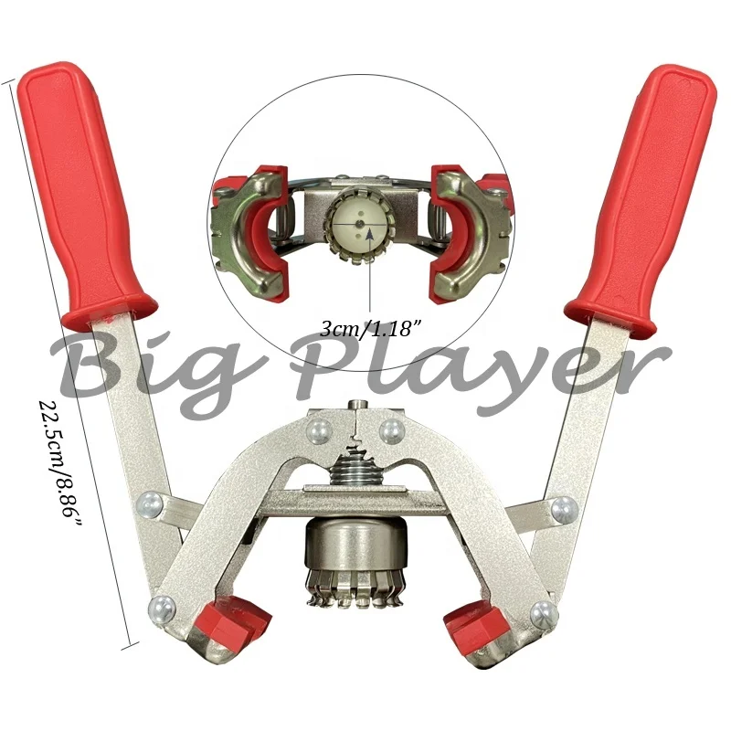 

Manual Beer Bottle Capper Twin Lever Hand Ring Pull Capper Bottle Sealer for Home Brew Beer Making