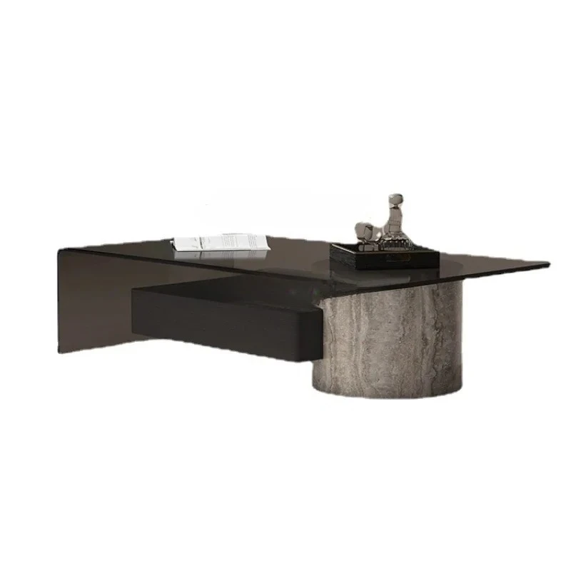

Marble Coffee Table Small Apartment Minimalist Style Modern Minimalist Living Room Coffee Table