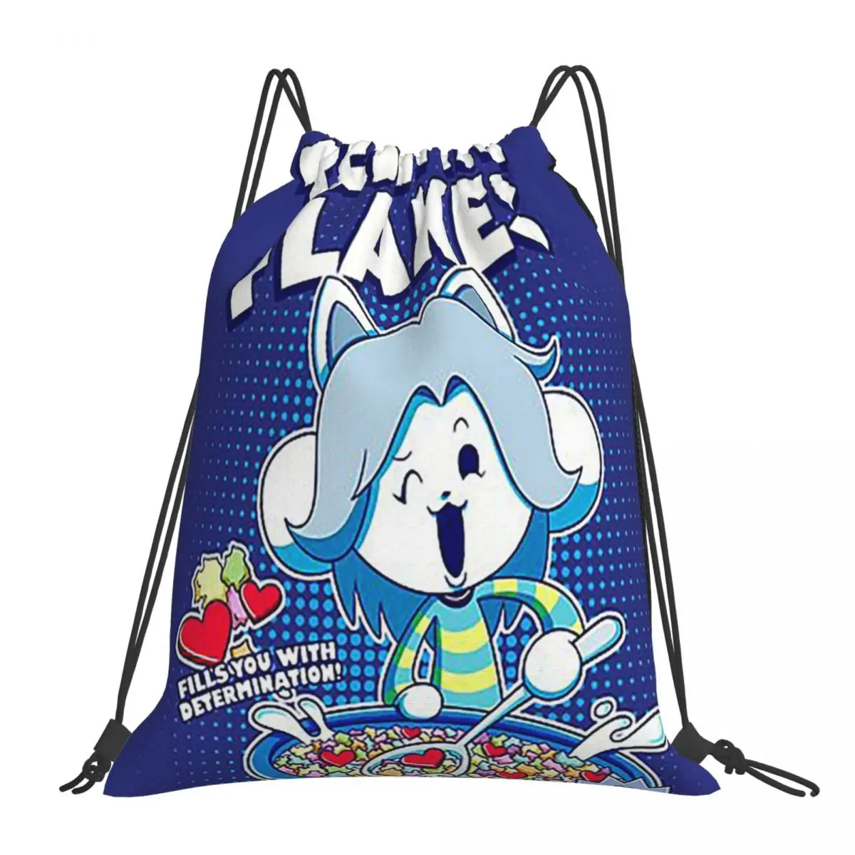 

Темми Хлопья! Рюкзаки, многофункциональные портативные карманные сумки на шнурке, сумки для книг для мужчин, женщин, студентов