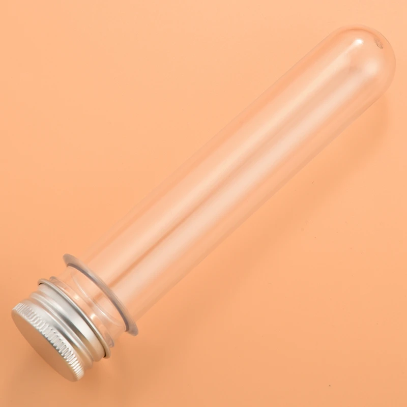 40Ml Plastic Test Tube With Screw Cap Bottle Aluminum Cap Packing Tube 25Pcs