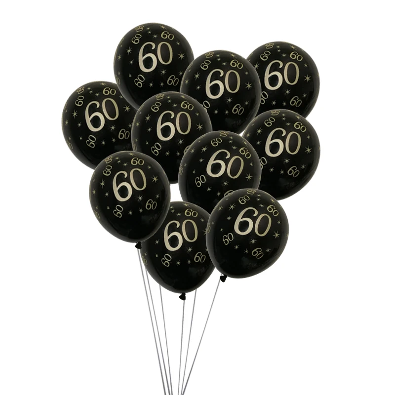 1 Packung Happy 18., 30., 40., 50., 60. Geburtstag Party Latexballons für Männer, Frauen, Erwachsene, Geburtstagsparty Zubehör, Dekorationen, Partyartikel – Detail 4