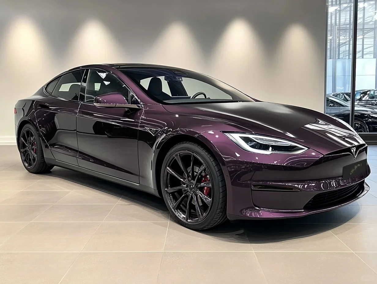 Self-Healing TPU Car Paint Protection Wrap with Gloss Metallic Leblon Violet PPF Film Premium Car Films