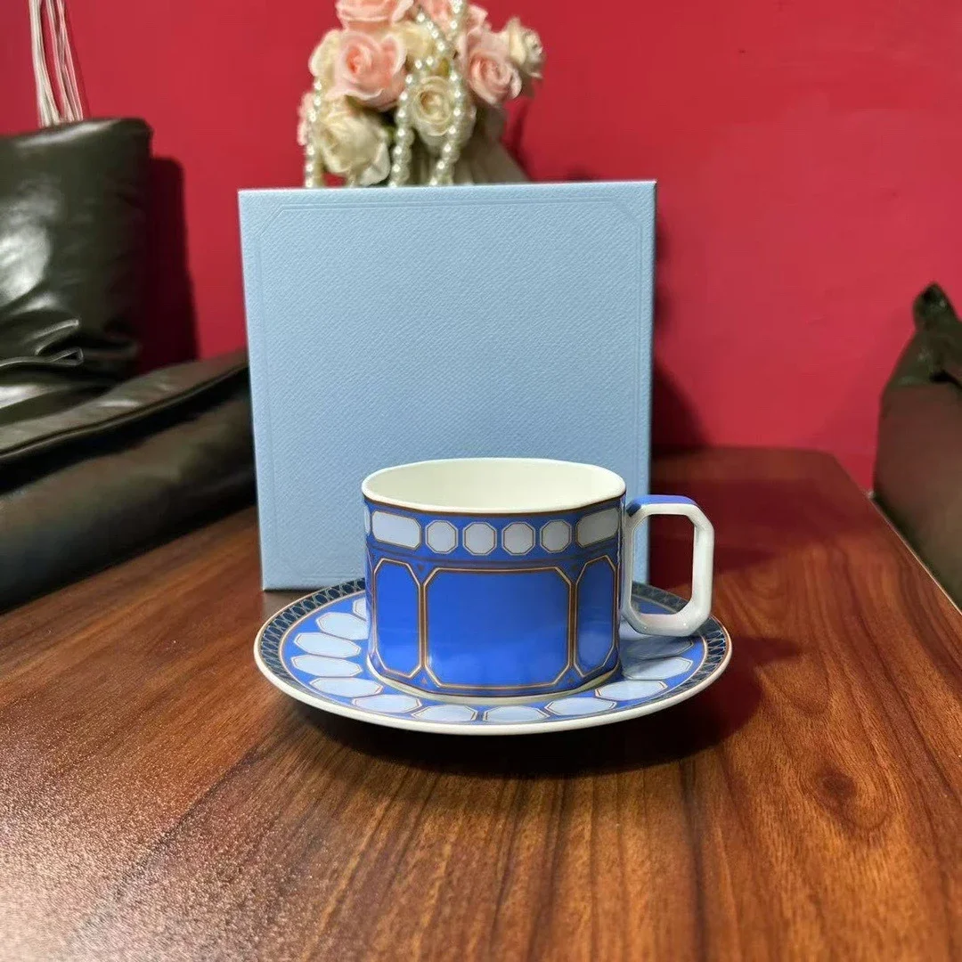 

Bone China Coffee Cup with Saucer Tea Cup Ideal for Daily Drinking Afternoon Tea and Home Decor