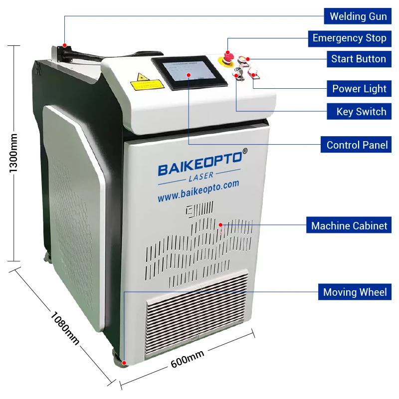 Wysokiej jakości 1000w 1500w 2000w RAYCUS MAX JPT włókno spawarka laserowa do metalu