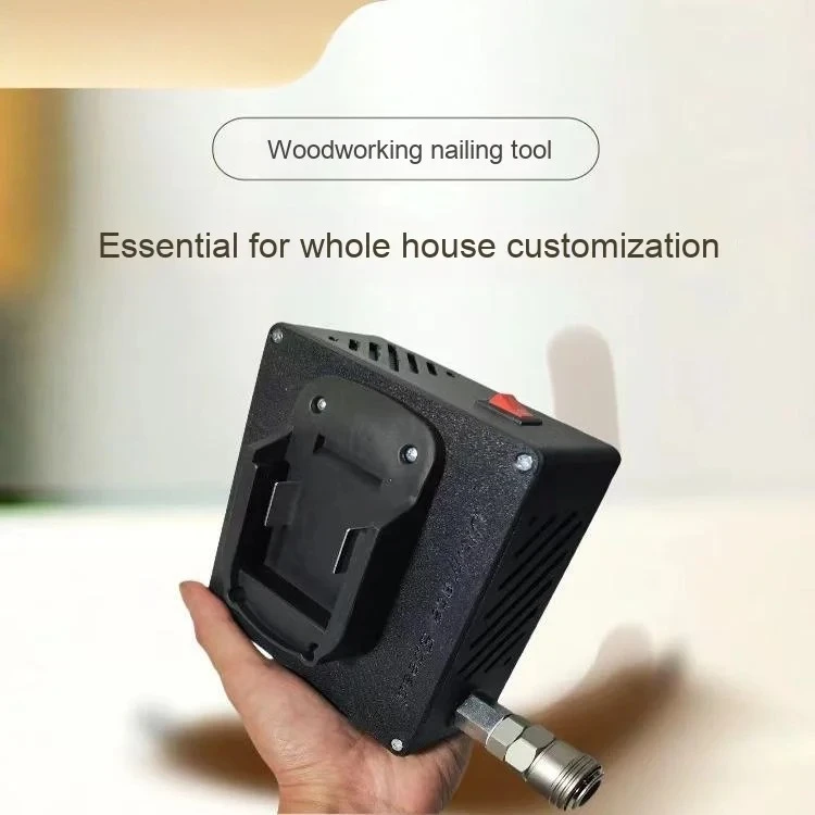 Dual Cylinder Mini Air Compressor Portable Air Filter Set for Home Improvement Woodworking