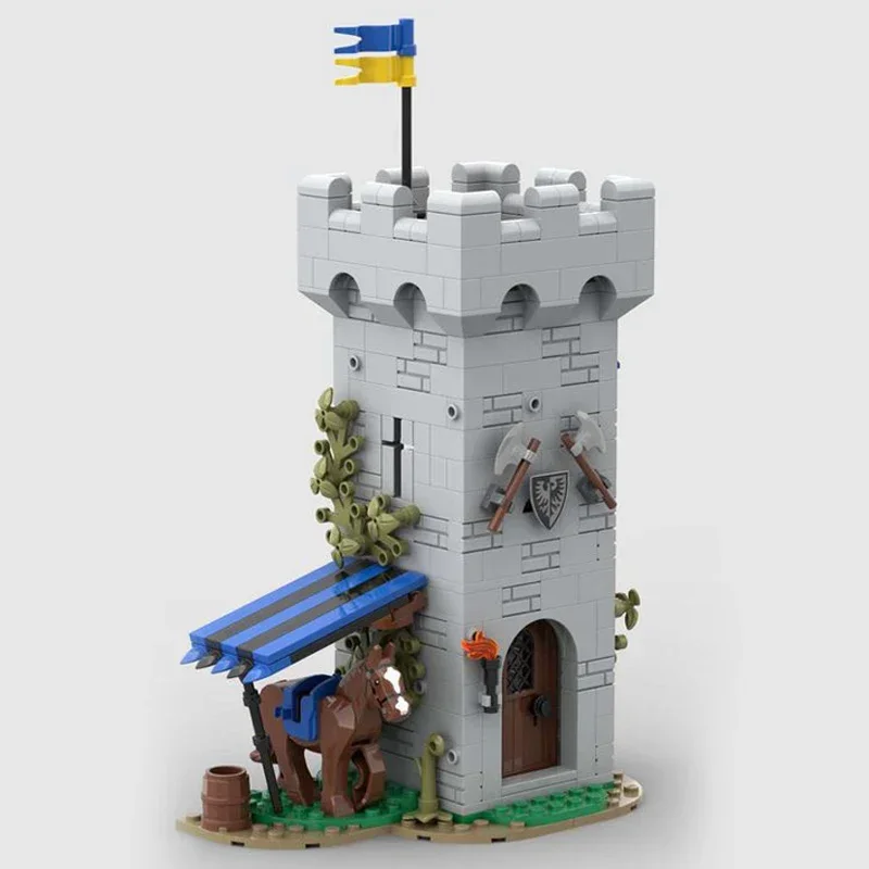 Technische Moc Ziegel Festung Modell Black Falcon Nest Schloss Modulare Bausteine Geschenke Spielzeug Für Kinder DIY Sets Montage