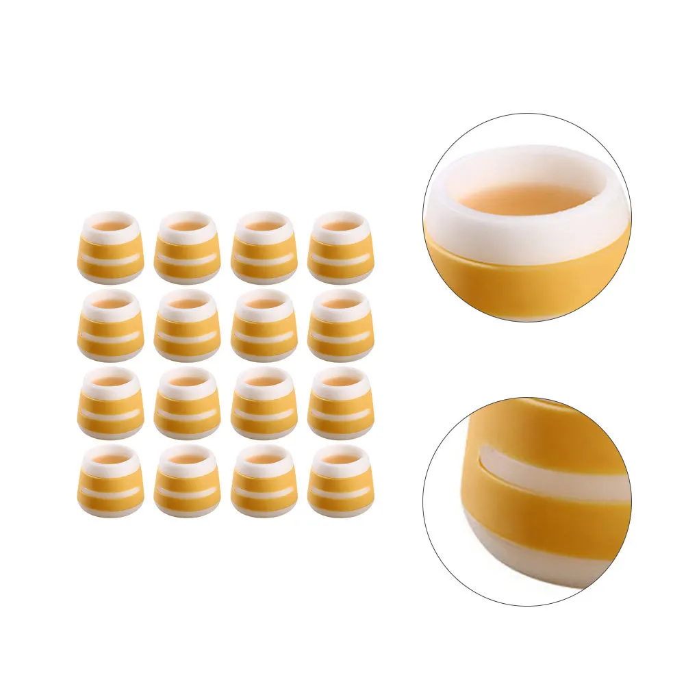 

12 Pcs Silicone Feet Furniture Legs Table Pads Covers Protection Chair Silica Gel Protectors