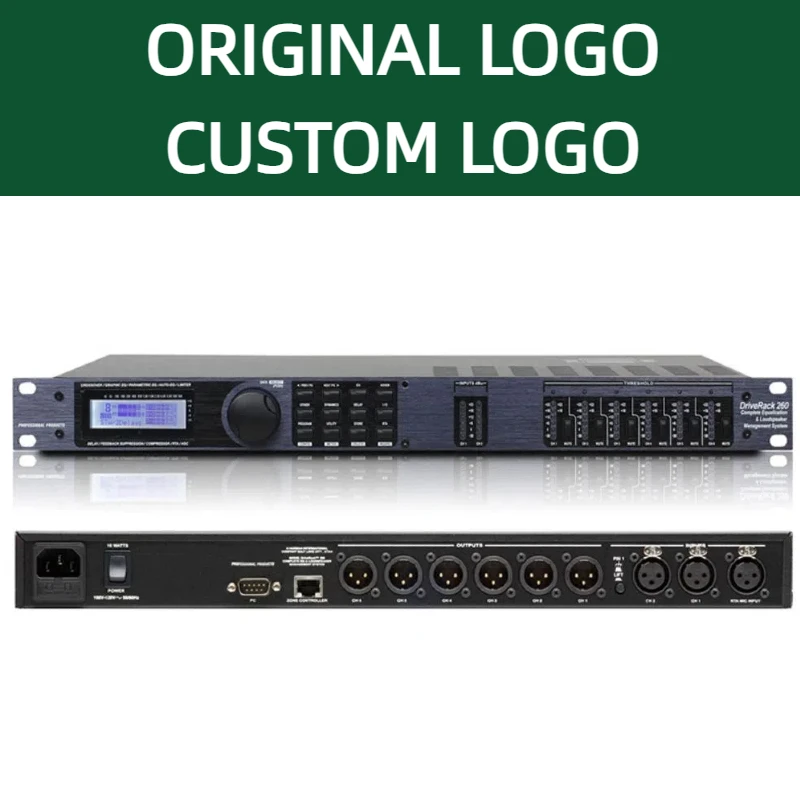 Paulkitson DBX260 Rak Drive Prosesor Audio Dbx Driverack 260 PA Prosesor Audio Dsp Prosesor Manajemen Speaker Audio Digital
