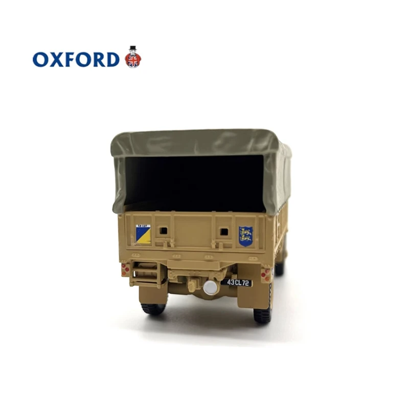 OXFORD Diecast 1:76 Scale Bedford RL Military Trucks Alloy Car Model Finished Product Simulation Toy Collection Static Model