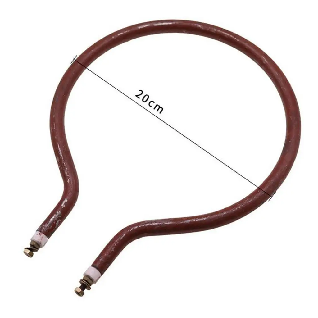 Heating Element Tube for Incubator O Electric Replacement Metal Accessory Easy Bolt Fastening Installation
