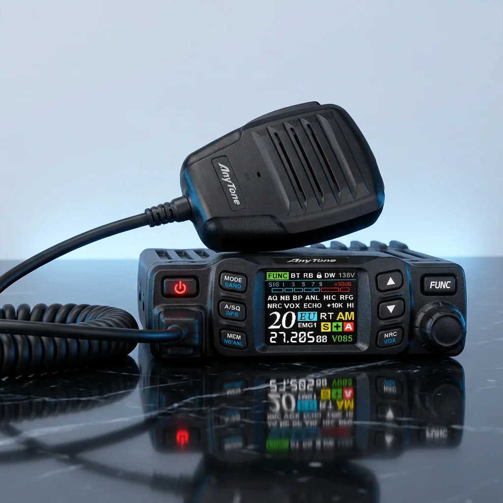 Anytone AT-5000 SSB CB Radio 12V 24V AM FM Long Range Walkie Talkie Transceiver