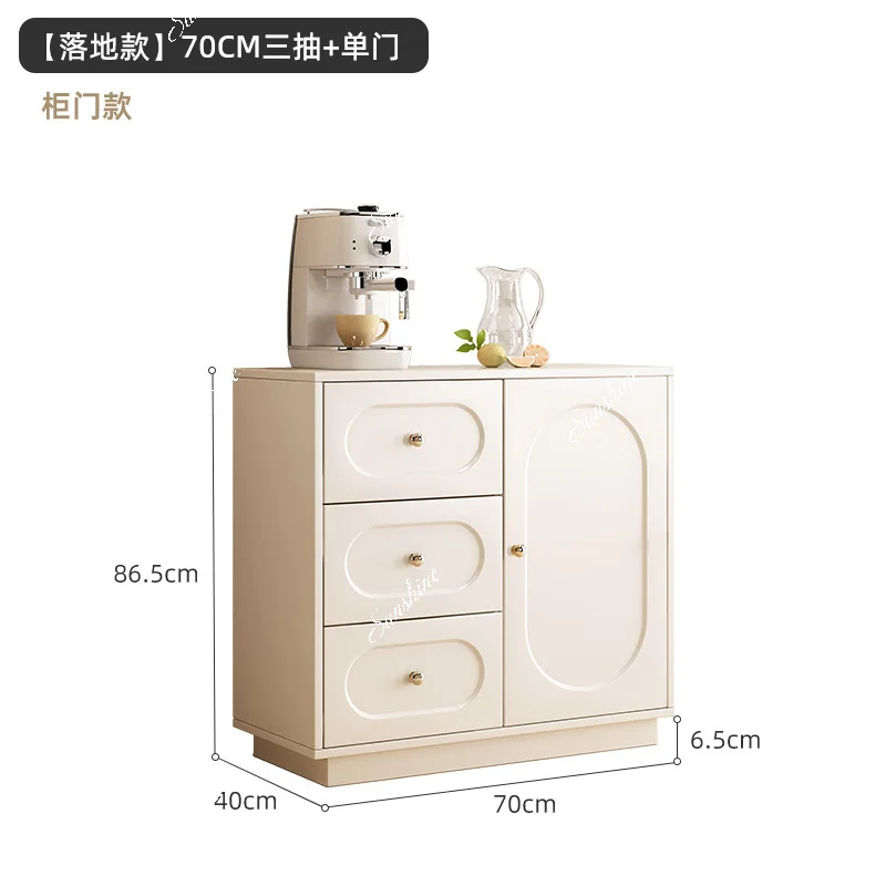 Cream wind bucket cabinet, dining side, integrated household bedroom against the wall, living room tea cabinetP